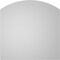 Ekena Millwork Arch Top Surface Mount PVC Gable Vent: Functional, w/ 3-1/2"W x 1"P Standard Frame, 18"W x 18"H GVPAR18X1801SF - alternate 2